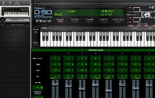Click to display the Roland D-50 MEX Patch MEX - Basic Mode Editor