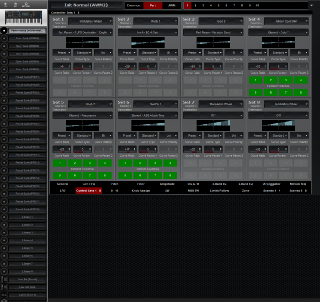 Click to display the Yamaha MODX 6+ Performance - Part Control Sets Editor